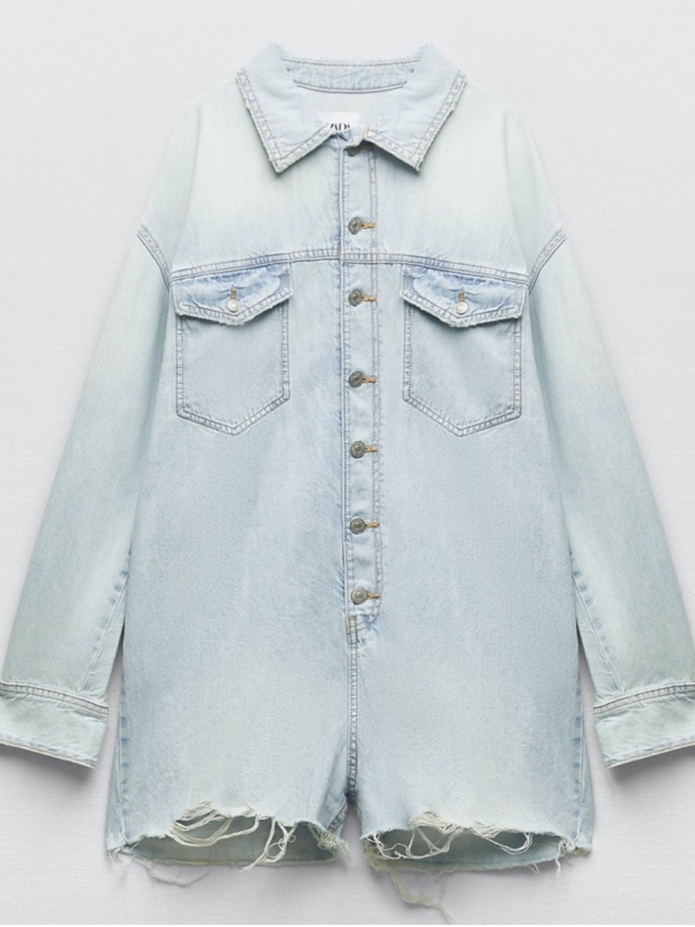 Zara Blue Jean Romper
